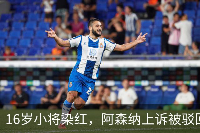 16岁小将染红，阿森纳上诉被驳回还将停3场